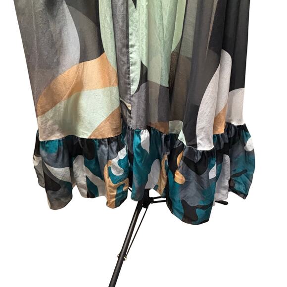 NWT DVF x Andy Warhol "Camo" Silk/cotton  8 Limited edition 2014 sheer gift idea - Picture 6 of 9